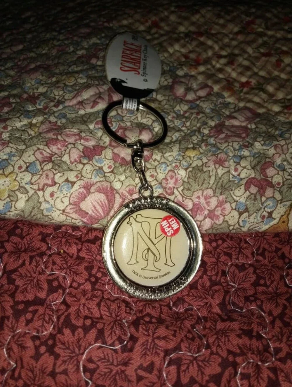 Brand New Scarface The World Is Yours Spinner Keychain